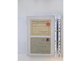 1920/23, umfangreiche Sammlung mit über 4600 Briefen, Karten und Ganzsachen. Dabei interessante Frankaturen, Blockeinheiten, 