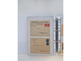 1920/23, umfangreiche Sammlung mit über 4600 Briefen, Karten und Ganzsachen. Dabei interessante Frankaturen, Blockeinheiten, 