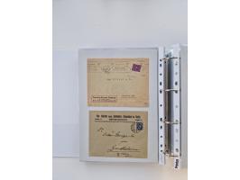 1920/23, umfangreiche Sammlung mit über 4600 Briefen, Karten und Ganzsachen. Dabei interessante Frankaturen, Blockeinheiten, 