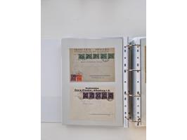 1920/23, umfangreiche Sammlung mit über 4600 Briefen, Karten und Ganzsachen. Dabei interessante Frankaturen, Blockeinheiten, 