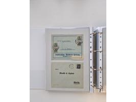 1920/23, umfangreiche Sammlung mit über 4600 Briefen, Karten und Ganzsachen. Dabei interessante Frankaturen, Blockeinheiten, 