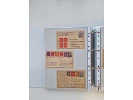 1920/23, umfangreiche Sammlung mit über 4600 Briefen, Karten und Ganzsachen. Dabei interessante Frankaturen, Blockeinheiten, 