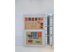 1920/23, umfangreiche Sammlung mit über 4600 Briefen, Karten und Ganzsachen. Dabei interessante Frankaturen, Blockeinheiten, 