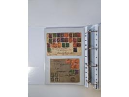 1920/23, umfangreiche Sammlung mit über 4600 Briefen, Karten und Ganzsachen. Dabei interessante Frankaturen, Blockeinheiten, 