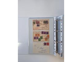 1920/23, umfangreiche Sammlung mit über 4600 Briefen, Karten und Ganzsachen. Dabei interessante Frankaturen, Blockeinheiten, 