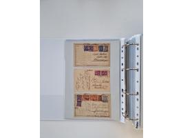 1920/23, umfangreiche Sammlung mit über 4600 Briefen, Karten und Ganzsachen. Dabei interessante Frankaturen, Blockeinheiten, 