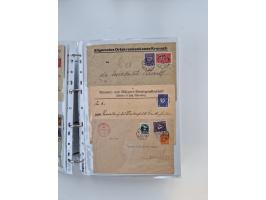 1920/23, umfangreiche Sammlung mit über 4600 Briefen, Karten und Ganzsachen. Dabei interessante Frankaturen, Blockeinheiten, 