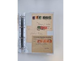 1920/23, umfangreiche Sammlung mit über 4600 Briefen, Karten und Ganzsachen. Dabei interessante Frankaturen, Blockeinheiten, 
