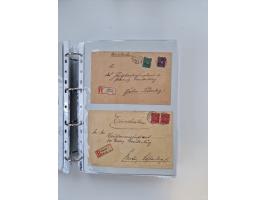 1920/23, umfangreiche Sammlung mit über 4600 Briefen, Karten und Ganzsachen. Dabei interessante Frankaturen, Blockeinheiten, 