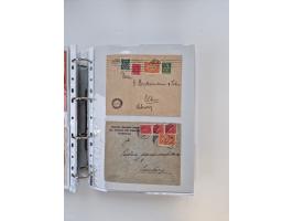 1920/23, umfangreiche Sammlung mit über 4600 Briefen, Karten und Ganzsachen. Dabei interessante Frankaturen, Blockeinheiten, 