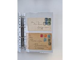 1920/23, umfangreiche Sammlung mit über 4600 Briefen, Karten und Ganzsachen. Dabei interessante Frankaturen, Blockeinheiten, 