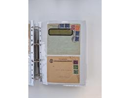 1920/23, umfangreiche Sammlung mit über 4600 Briefen, Karten und Ganzsachen. Dabei interessante Frankaturen, Blockeinheiten, 