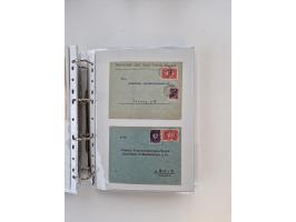 1920/23, umfangreiche Sammlung mit über 4600 Briefen, Karten und Ganzsachen. Dabei interessante Frankaturen, Blockeinheiten, 