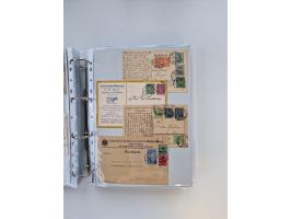 1920/23, umfangreiche Sammlung mit über 4600 Briefen, Karten und Ganzsachen. Dabei interessante Frankaturen, Blockeinheiten, 