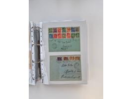 1920/23, umfangreiche Sammlung mit über 4600 Briefen, Karten und Ganzsachen. Dabei interessante Frankaturen, Blockeinheiten, 