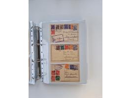 1920/23, umfangreiche Sammlung mit über 4600 Briefen, Karten und Ganzsachen. Dabei interessante Frankaturen, Blockeinheiten, 