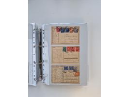 1920/23, umfangreiche Sammlung mit über 4600 Briefen, Karten und Ganzsachen. Dabei interessante Frankaturen, Blockeinheiten, 