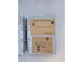 1920/23, umfangreiche Sammlung mit über 4600 Briefen, Karten und Ganzsachen. Dabei interessante Frankaturen, Blockeinheiten, 