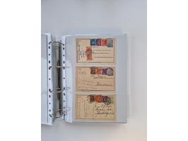 1920/23, umfangreiche Sammlung mit über 4600 Briefen, Karten und Ganzsachen. Dabei interessante Frankaturen, Blockeinheiten, 