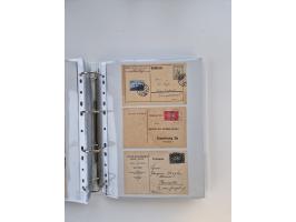 1920/23, umfangreiche Sammlung mit über 4600 Briefen, Karten und Ganzsachen. Dabei interessante Frankaturen, Blockeinheiten, 