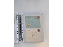 1920/23, umfangreiche Sammlung mit über 4600 Briefen, Karten und Ganzsachen. Dabei interessante Frankaturen, Blockeinheiten, 