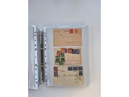 1920/23, umfangreiche Sammlung mit über 4600 Briefen, Karten und Ganzsachen. Dabei interessante Frankaturen, Blockeinheiten, 