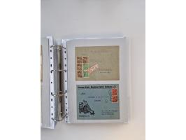 1920/23, umfangreiche Sammlung mit über 4600 Briefen, Karten und Ganzsachen. Dabei interessante Frankaturen, Blockeinheiten, 