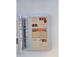 1920/23, umfangreiche Sammlung mit über 4600 Briefen, Karten und Ganzsachen. Dabei interessante Frankaturen, Blockeinheiten, 