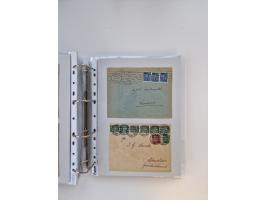 1920/23, umfangreiche Sammlung mit über 4600 Briefen, Karten und Ganzsachen. Dabei interessante Frankaturen, Blockeinheiten, 
