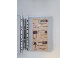 1920/23, umfangreiche Sammlung mit über 4600 Briefen, Karten und Ganzsachen. Dabei interessante Frankaturen, Blockeinheiten, 