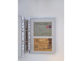 1920/23, umfangreiche Sammlung mit über 4600 Briefen, Karten und Ganzsachen. Dabei interessante Frankaturen, Blockeinheiten, 