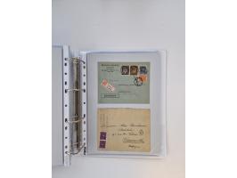 1920/23, umfangreiche Sammlung mit über 4600 Briefen, Karten und Ganzsachen. Dabei interessante Frankaturen, Blockeinheiten, 