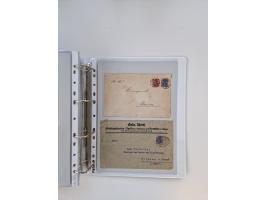 1920/23, umfangreiche Sammlung mit über 4600 Briefen, Karten und Ganzsachen. Dabei interessante Frankaturen, Blockeinheiten, 