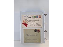 1920/23, umfangreiche Sammlung mit über 4600 Briefen, Karten und Ganzsachen. Dabei interessante Frankaturen, Blockeinheiten, 