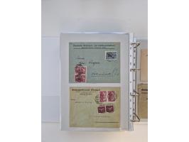 1920/23, umfangreiche Sammlung mit über 4600 Briefen, Karten und Ganzsachen. Dabei interessante Frankaturen, Blockeinheiten, 