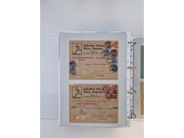 1920/23, umfangreiche Sammlung mit über 4600 Briefen, Karten und Ganzsachen. Dabei interessante Frankaturen, Blockeinheiten, 