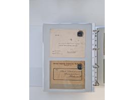 1920/23, umfangreiche Sammlung mit über 4600 Briefen, Karten und Ganzsachen. Dabei interessante Frankaturen, Blockeinheiten, 