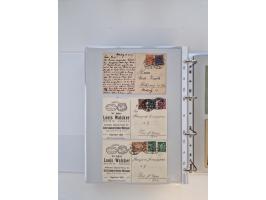 1920/23, umfangreiche Sammlung mit über 4600 Briefen, Karten und Ganzsachen. Dabei interessante Frankaturen, Blockeinheiten, 