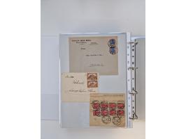 1920/23, umfangreiche Sammlung mit über 4600 Briefen, Karten und Ganzsachen. Dabei interessante Frankaturen, Blockeinheiten, 