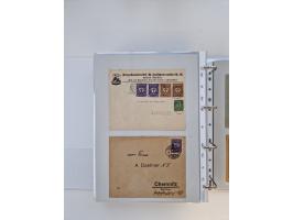 1920/23, umfangreiche Sammlung mit über 4600 Briefen, Karten und Ganzsachen. Dabei interessante Frankaturen, Blockeinheiten, 