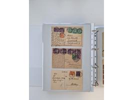 1920/23, umfangreiche Sammlung mit über 4600 Briefen, Karten und Ganzsachen. Dabei interessante Frankaturen, Blockeinheiten, 