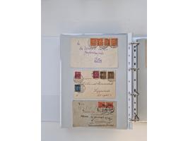 1920/23, umfangreiche Sammlung mit über 4600 Briefen, Karten und Ganzsachen. Dabei interessante Frankaturen, Blockeinheiten, 
