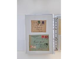 1920/23, umfangreiche Sammlung mit über 4600 Briefen, Karten und Ganzsachen. Dabei interessante Frankaturen, Blockeinheiten, 