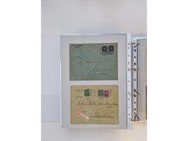 1920/23, umfangreiche Sammlung mit über 4600 Briefen, Karten und Ganzsachen. Dabei interessante Frankaturen, Blockeinheiten, 