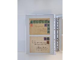 1920/23, umfangreiche Sammlung mit über 4600 Briefen, Karten und Ganzsachen. Dabei interessante Frankaturen, Blockeinheiten, 
