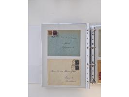 1920/23, umfangreiche Sammlung mit über 4600 Briefen, Karten und Ganzsachen. Dabei interessante Frankaturen, Blockeinheiten, 