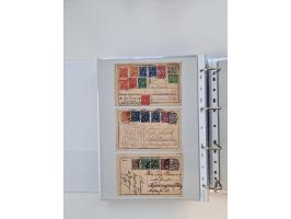 1920/23, umfangreiche Sammlung mit über 4600 Briefen, Karten und Ganzsachen. Dabei interessante Frankaturen, Blockeinheiten, 