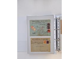 1920/23, umfangreiche Sammlung mit über 4600 Briefen, Karten und Ganzsachen. Dabei interessante Frankaturen, Blockeinheiten, 