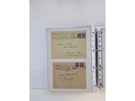 1920/23, umfangreiche Sammlung mit über 4600 Briefen, Karten und Ganzsachen. Dabei interessante Frankaturen, Blockeinheiten, 