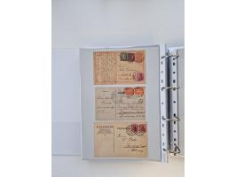 1920/23, umfangreiche Sammlung mit über 4600 Briefen, Karten und Ganzsachen. Dabei interessante Frankaturen, Blockeinheiten, 